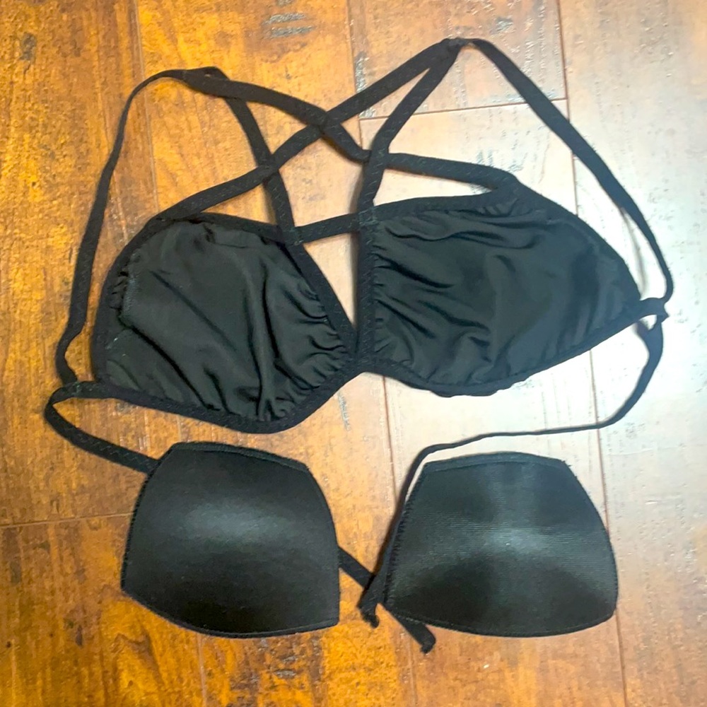 Pentagram Chest Baphomet Bikini Top - Picture 4 of 6